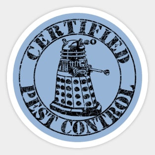 Certified Pest Control Sticker